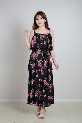 Berry Garden Tiered Dress