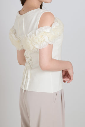 Vol.3 Petal-Cascade Knit Top