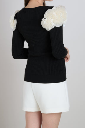 Vol.3 Petal -Cascade Pearl Button Top