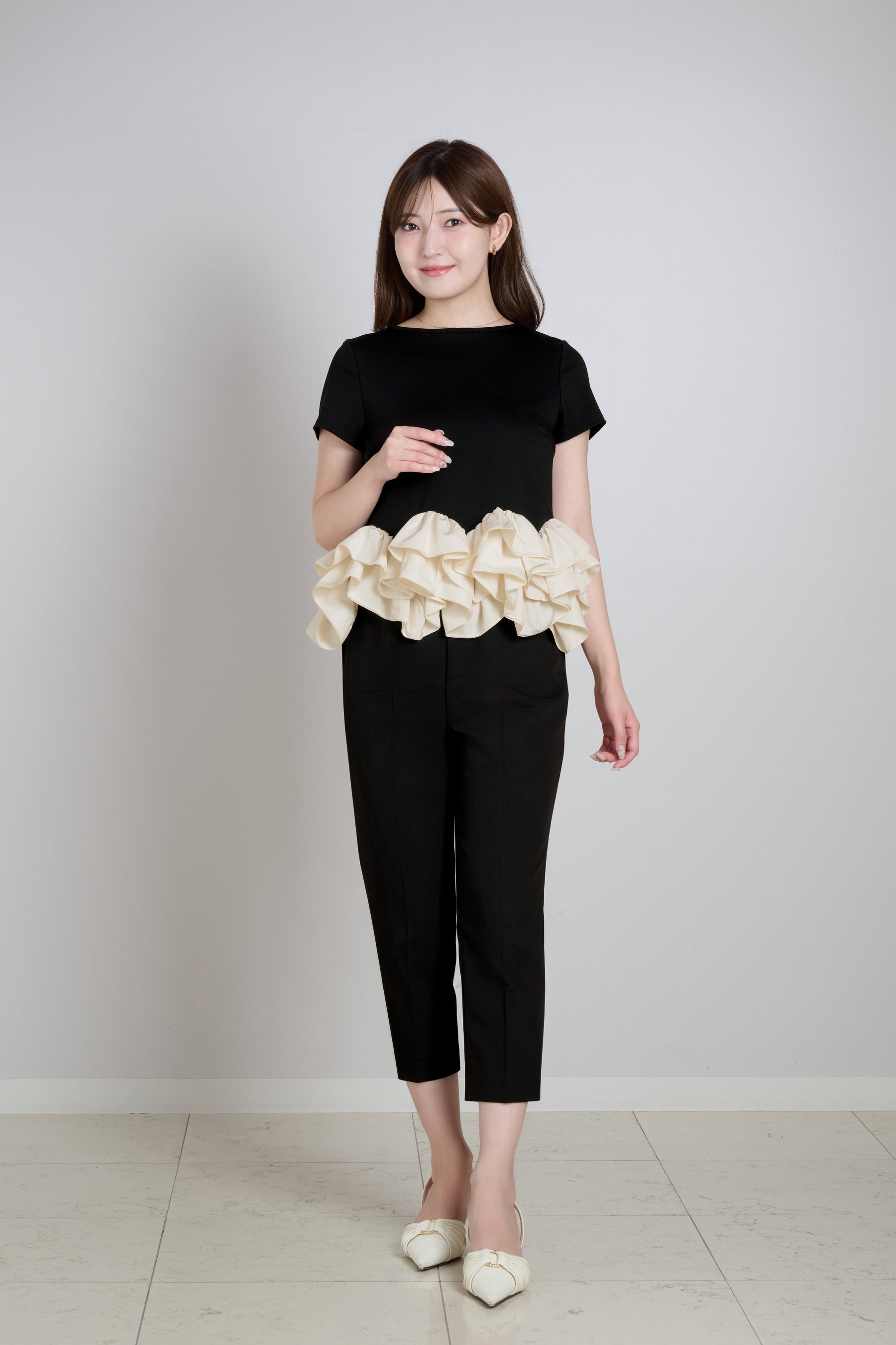 Petal-Hem Frill Top