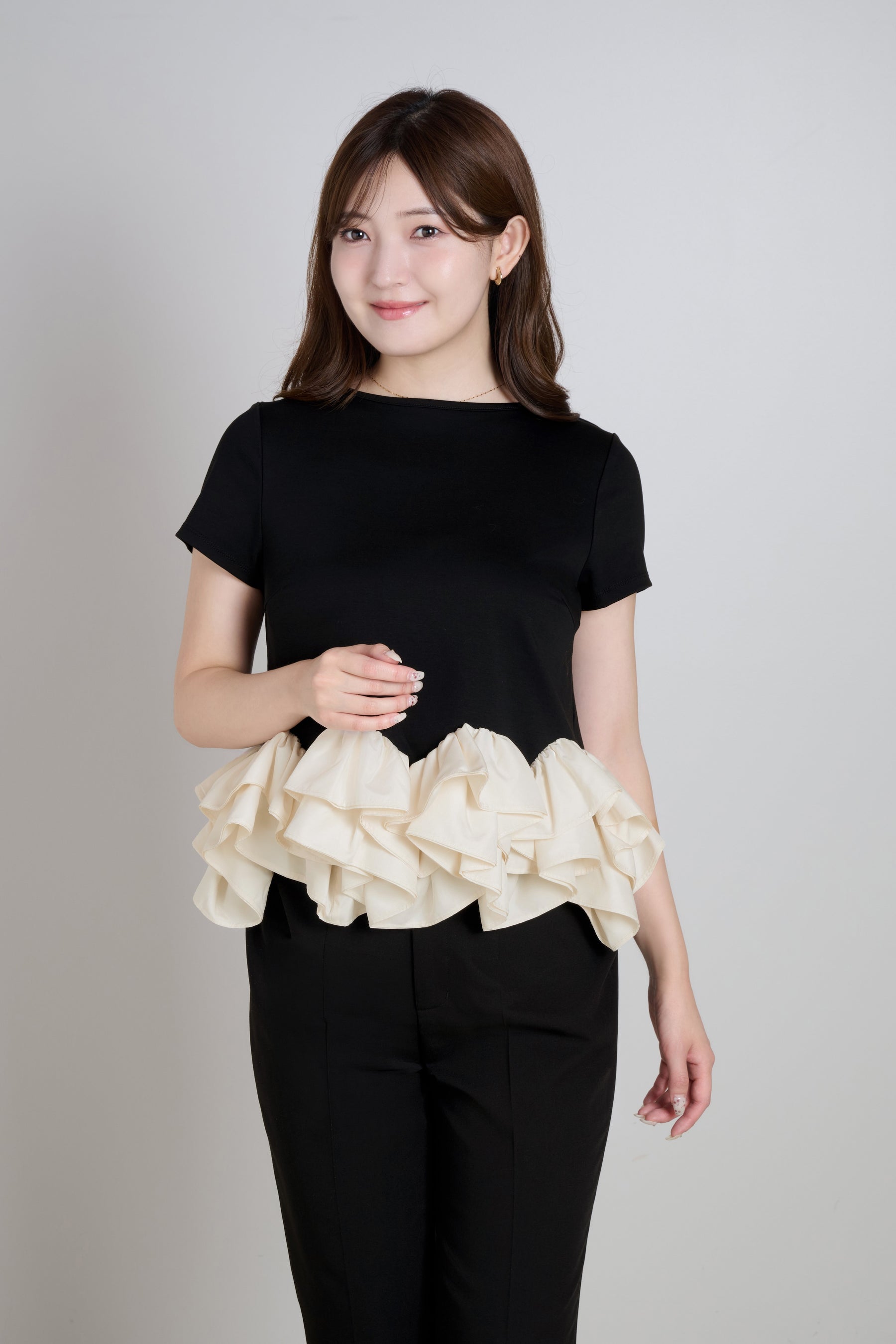 Petal-Hem Frill Top