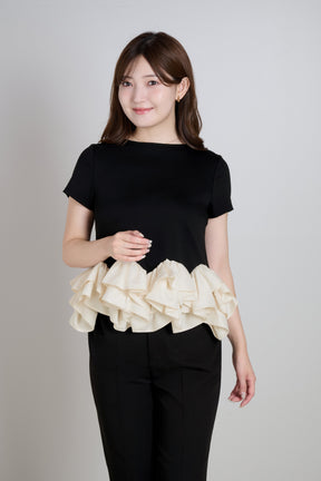 Petal-Hem Frill Top