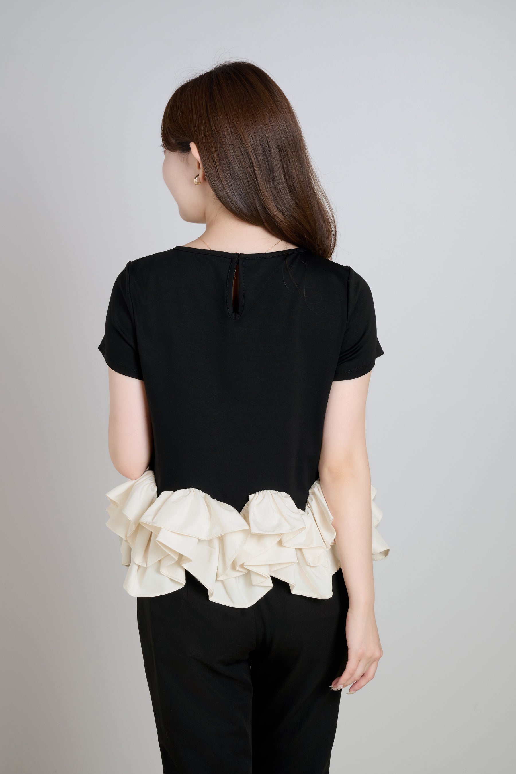 Petal-Hem Frill Top
