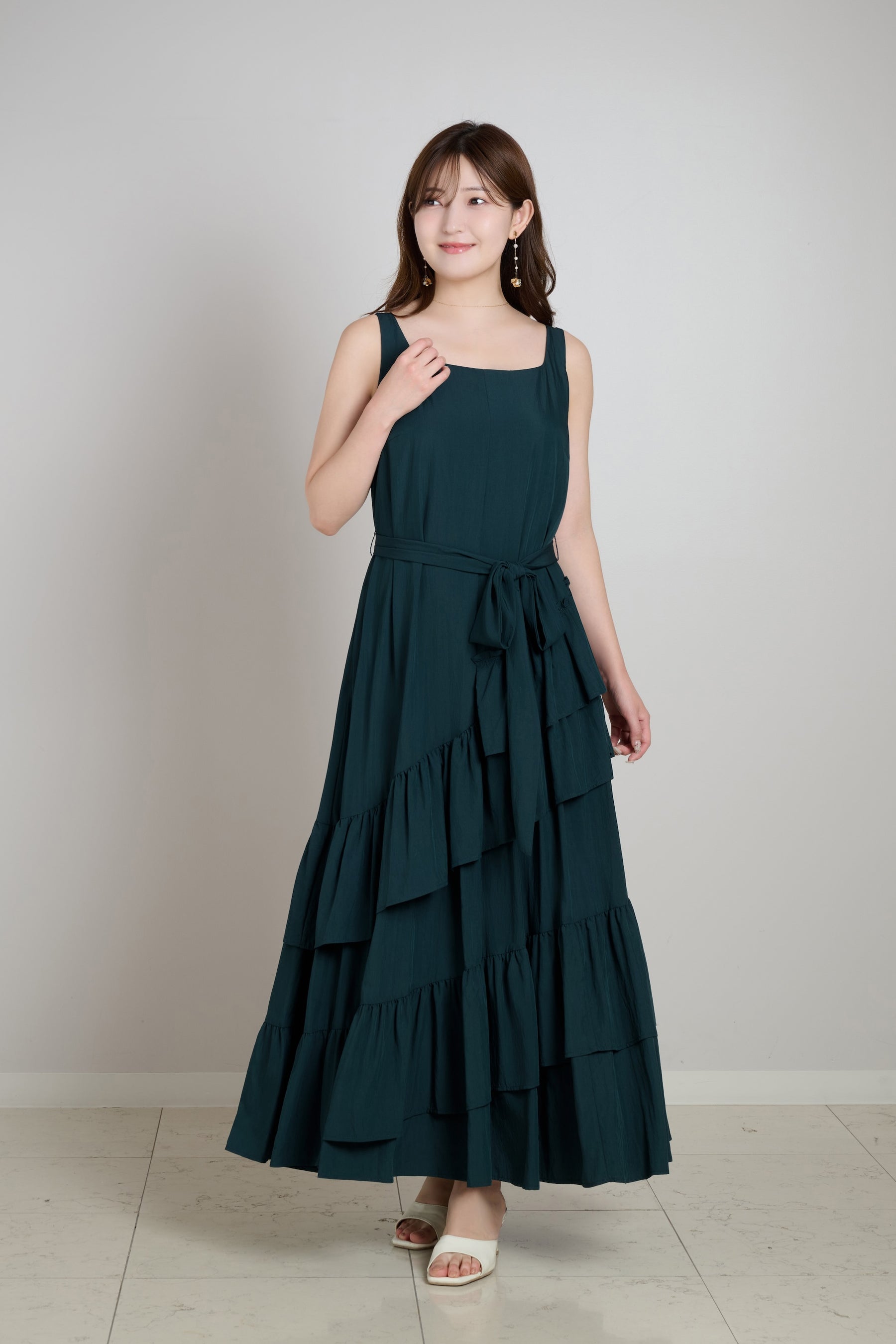 Bellina Ruffled Long Dress