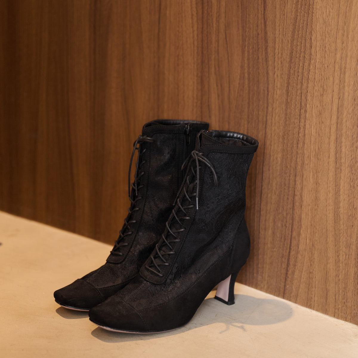herlipto Gold Buckle Lace-Up Boots ブーツ herlipto Gold Buckle 