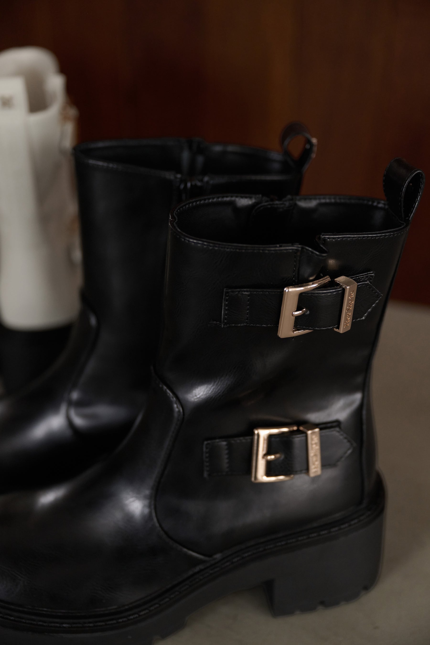 Double Buckle Boots