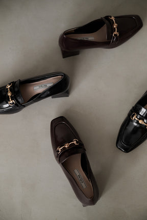 Classic Heeled Bit Loafers