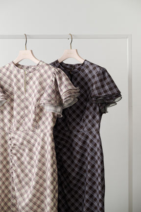 Elisa Check Dress
