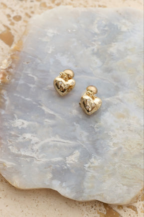 Crystal Heart Earrings