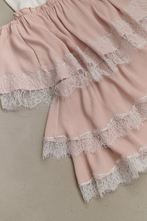 [Ships in late August] Marilou Lace Tiered Top