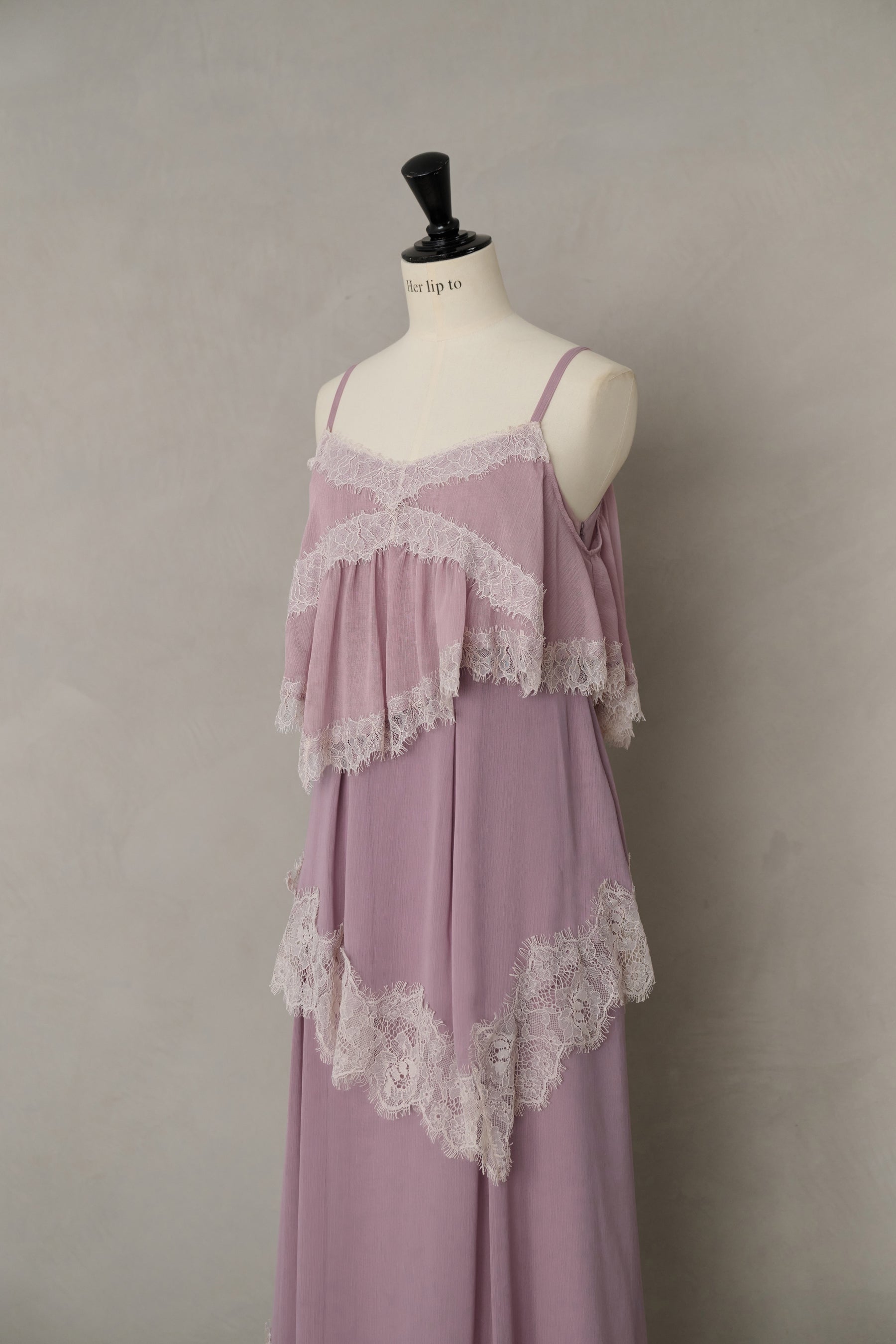 Isadora Lace Tiered Camisole Dress