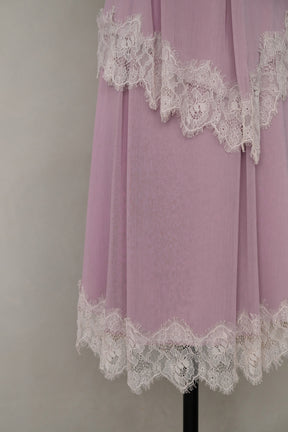 Isadora Lace Tiered Camisole Dress