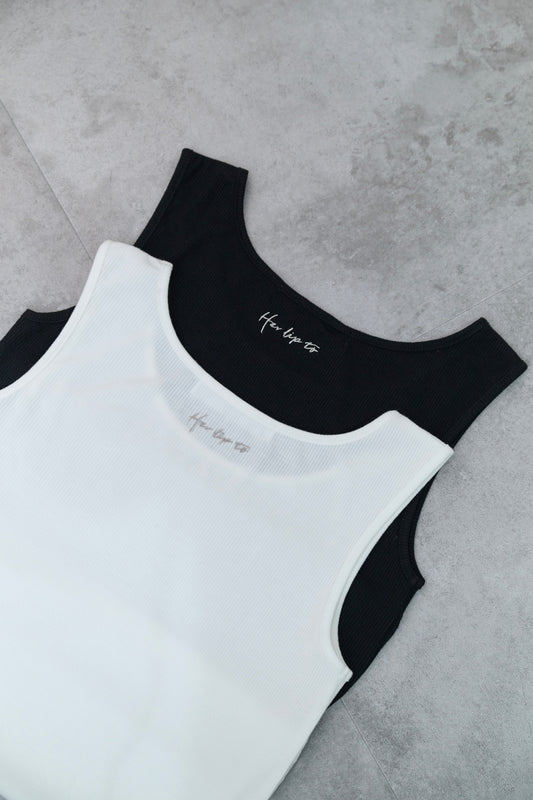 【7月中旬発送】【新色】Ribbed Jersey Tank