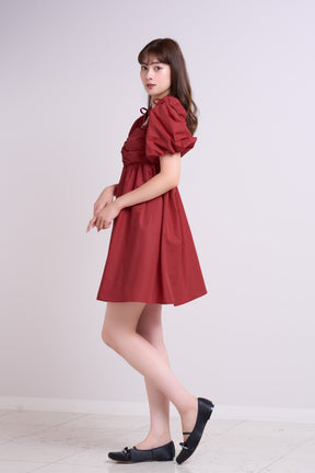 Colette Puff-Sleeve Dress