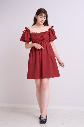 Colette Puff-Sleeve Dress
