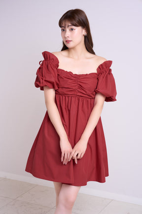 Colette Puff-Sleeve Dress
