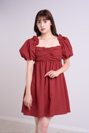 Colette Puff-Sleeve Dress