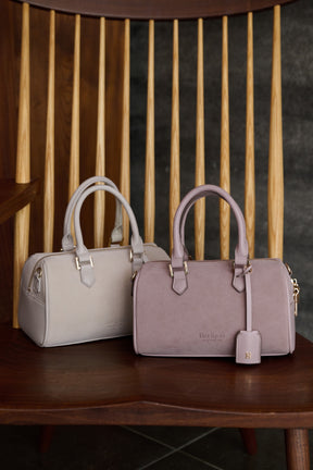 【新色】Suede Mini Boston Bag