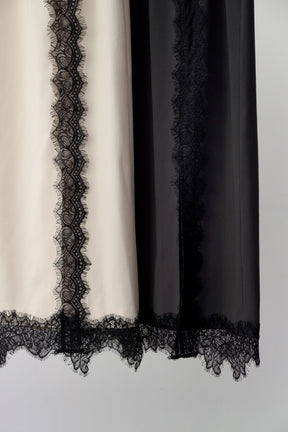 Claudia Lace Trim Skirt