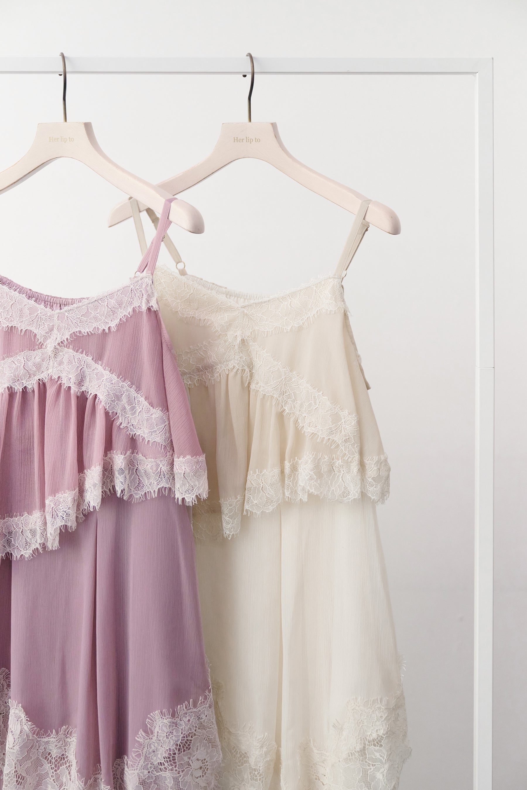 Isadora Lace Tiered Camisole Dress