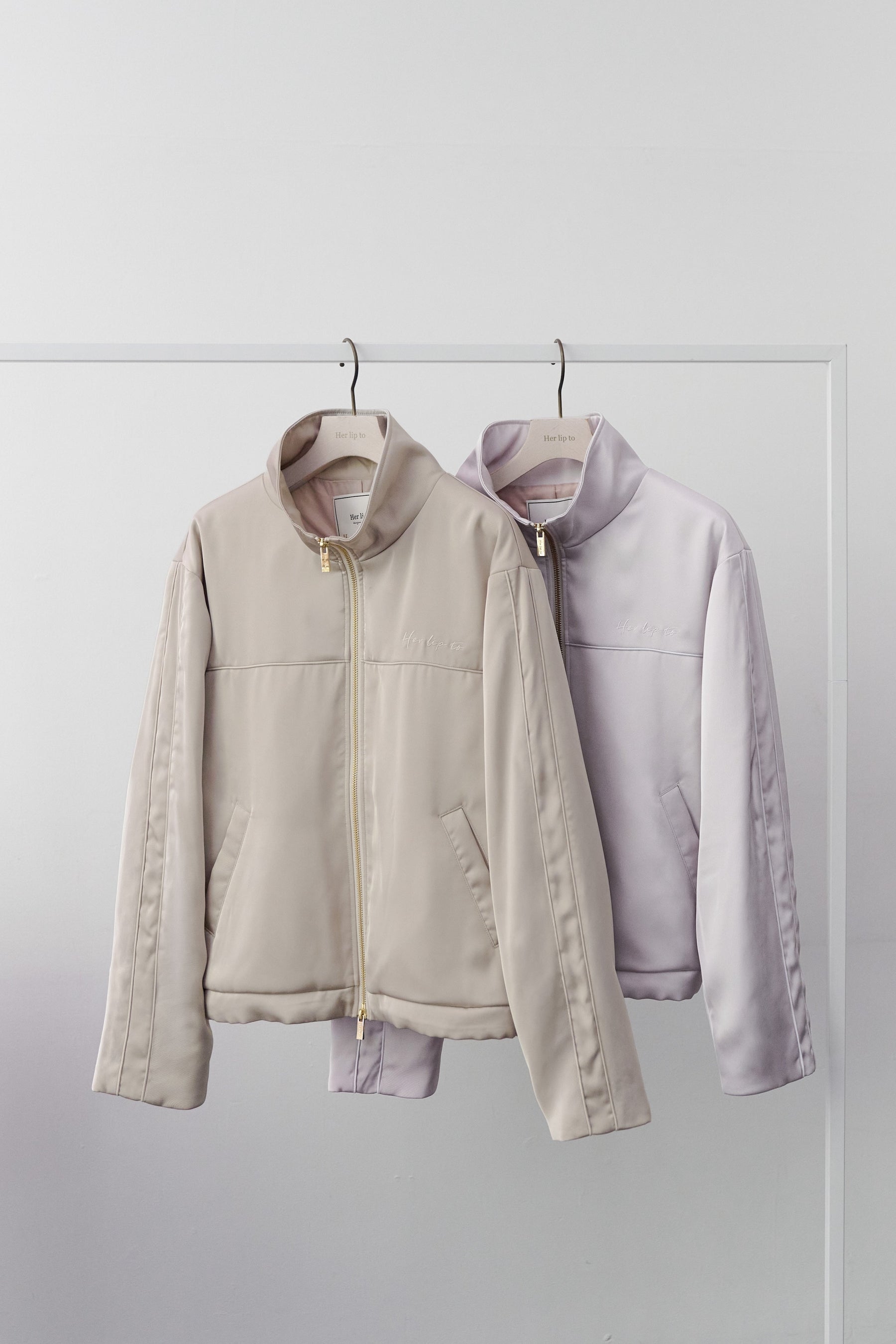8月下旬発送】Satin Track Jacket