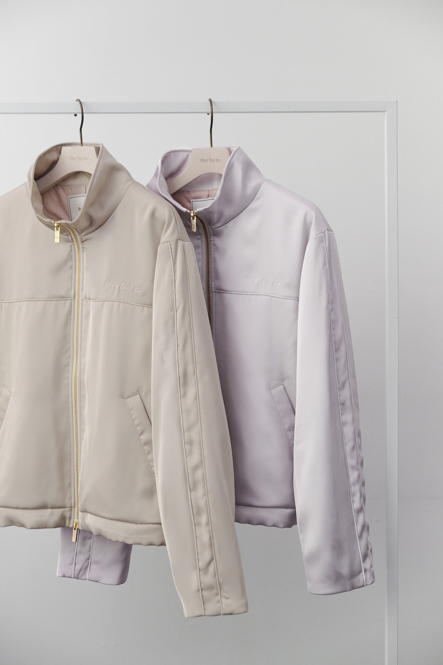 [Ships in late August] Satin Track Jacket