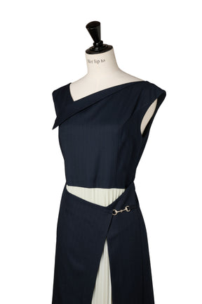 [Ships in early August] Elena Pleated Wrap Dress