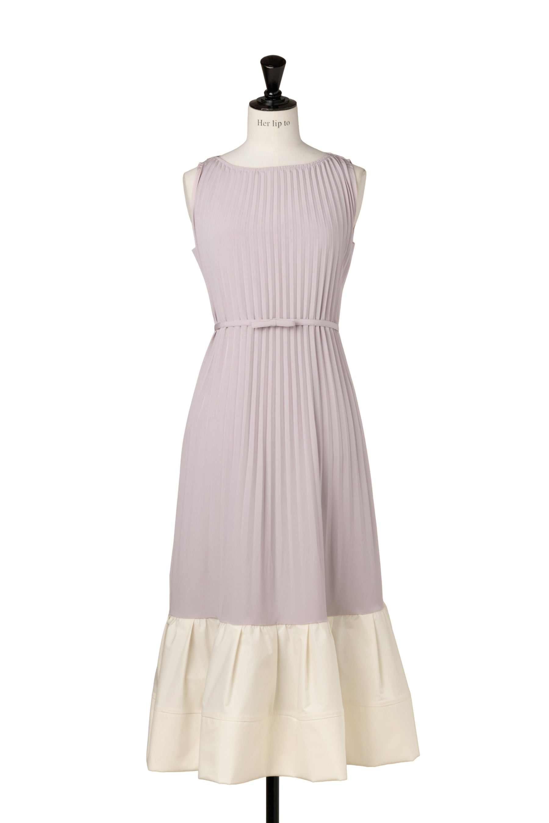 Pleated Fluid Long Dress		