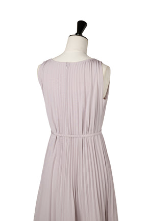Pleated Fluid Long Dress		
