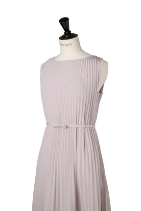 Pleated Fluid Long Dress		