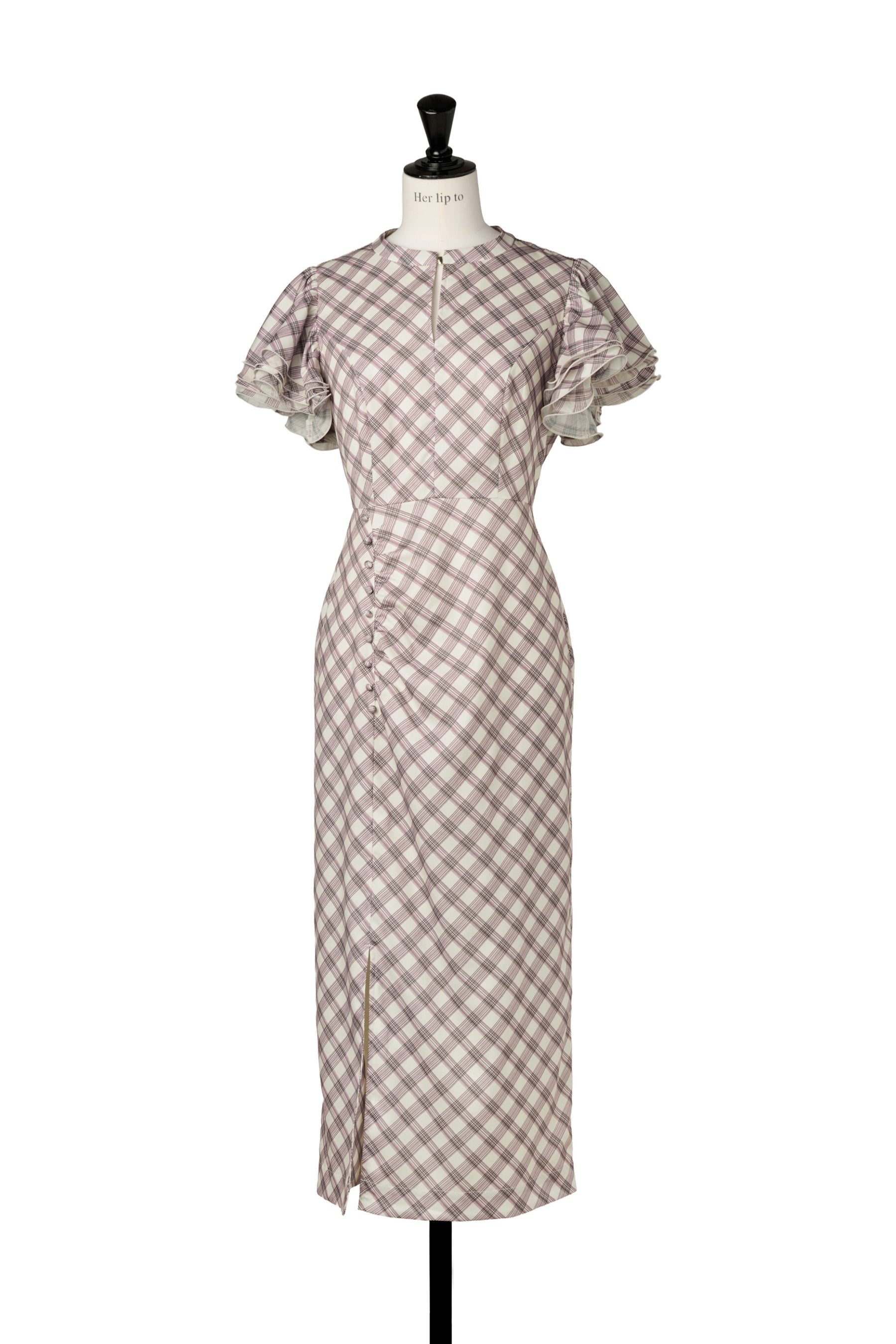 Elisa Check Dress