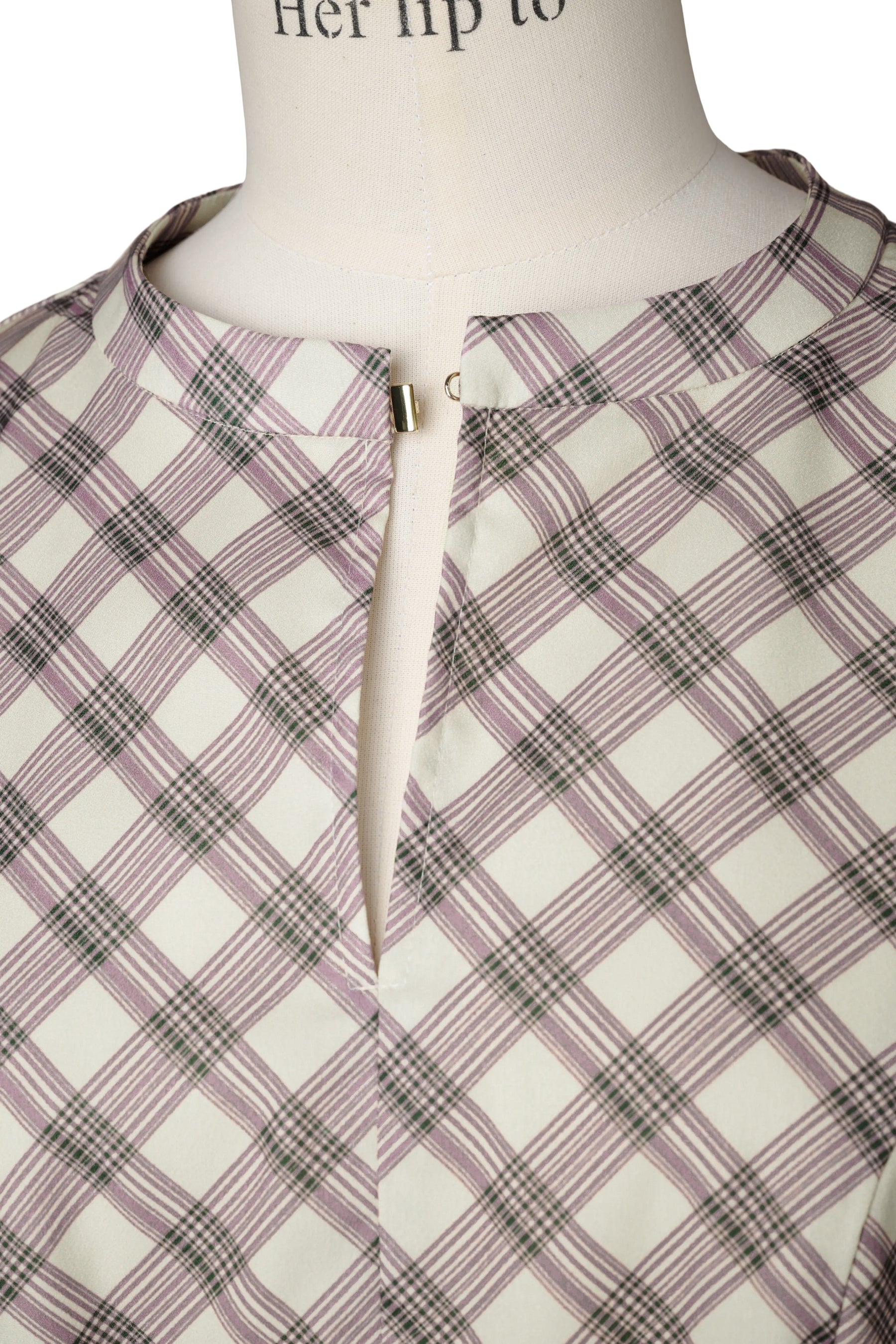 Elisa Check Dress