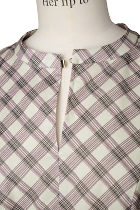Elisa Check Dress