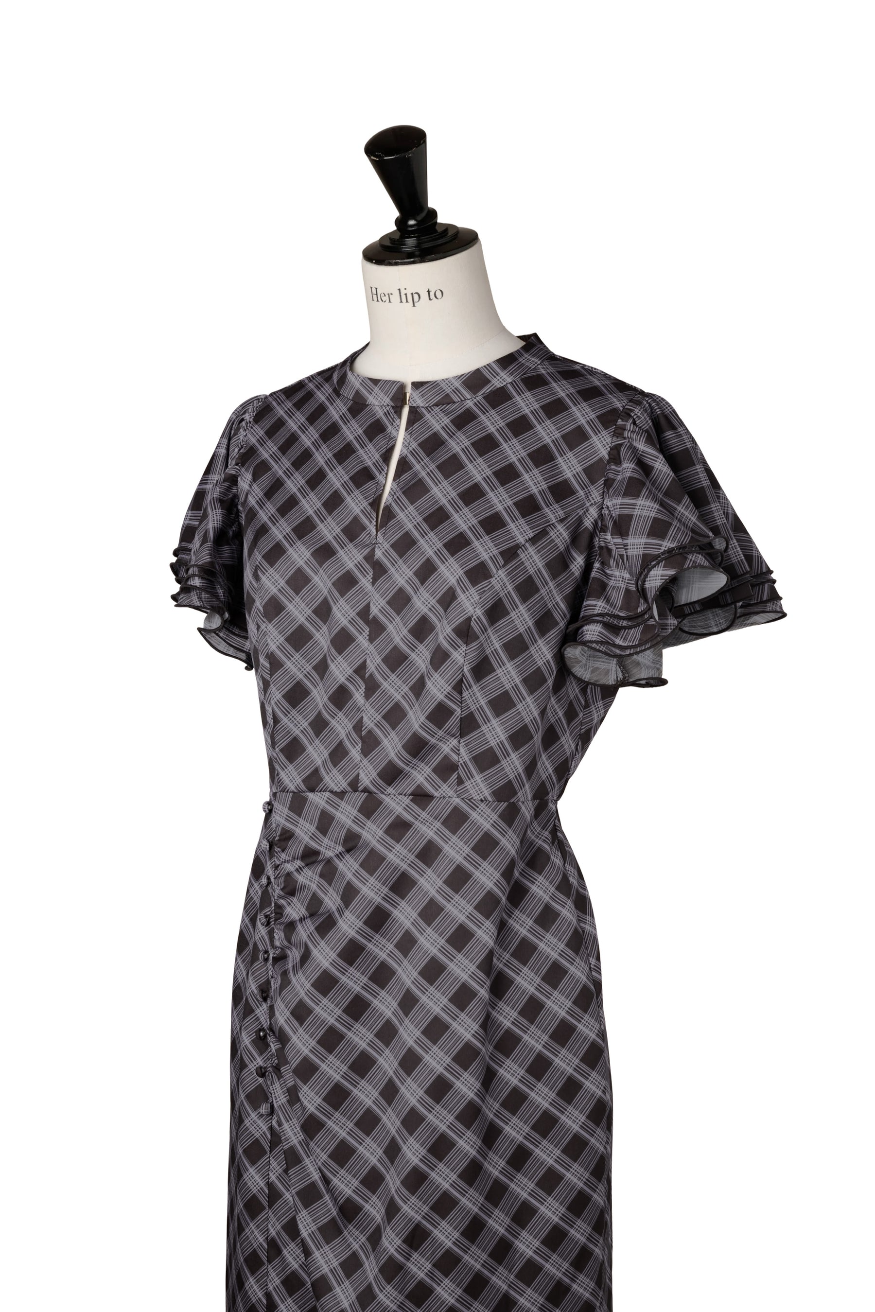 Elisa Check Dress