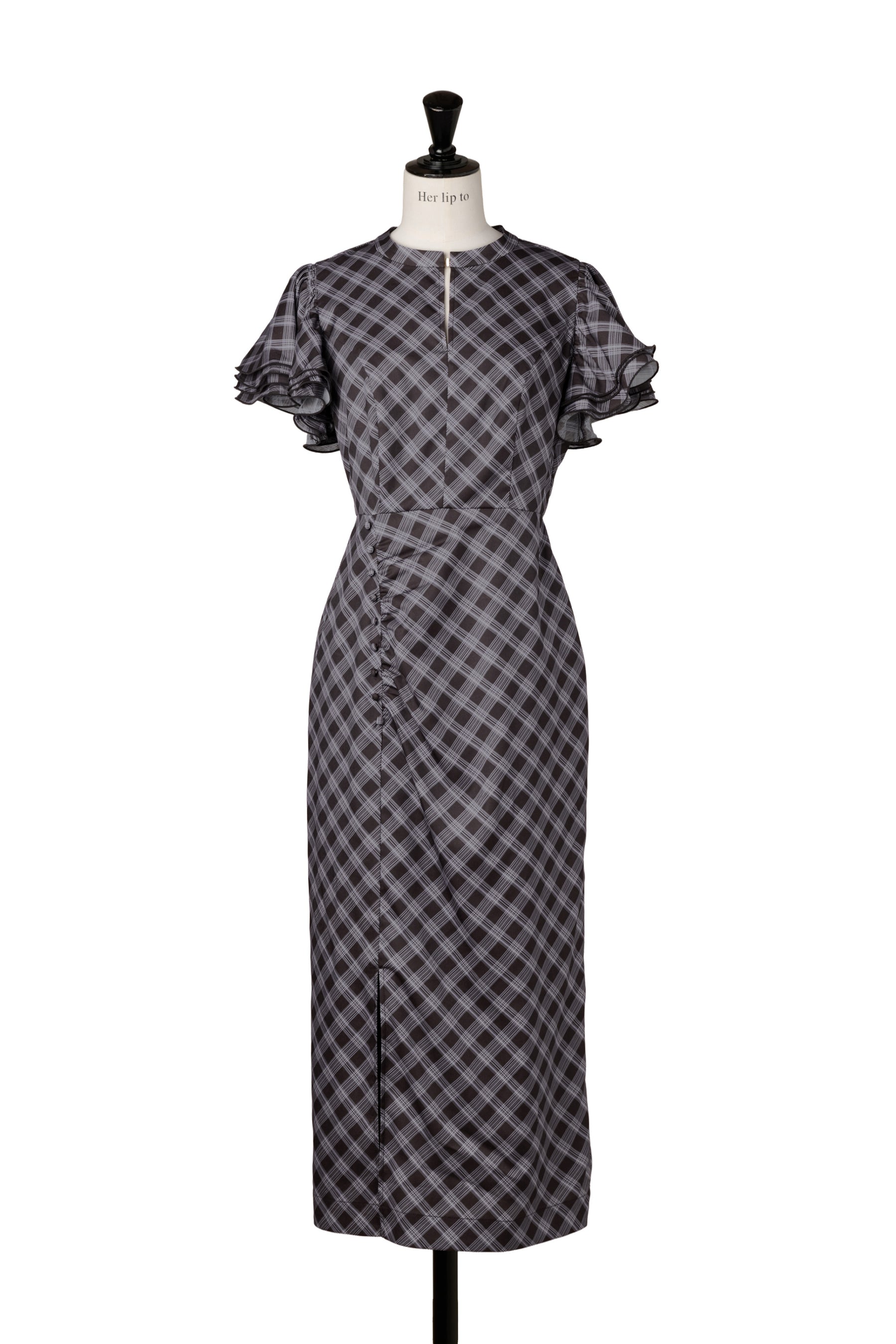 Elisa Check Dress