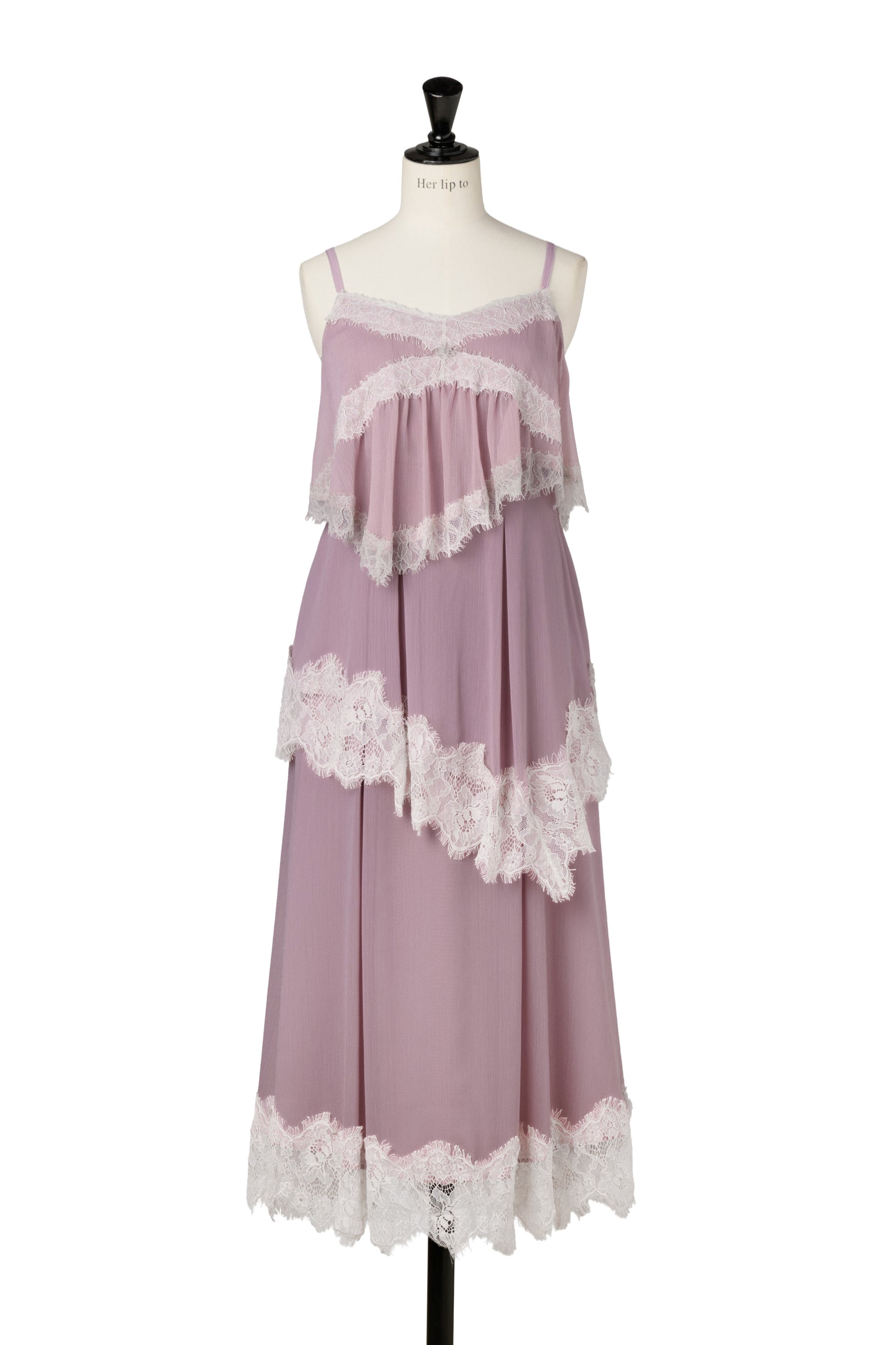 Isadora Lace Tiered Camisole Dress