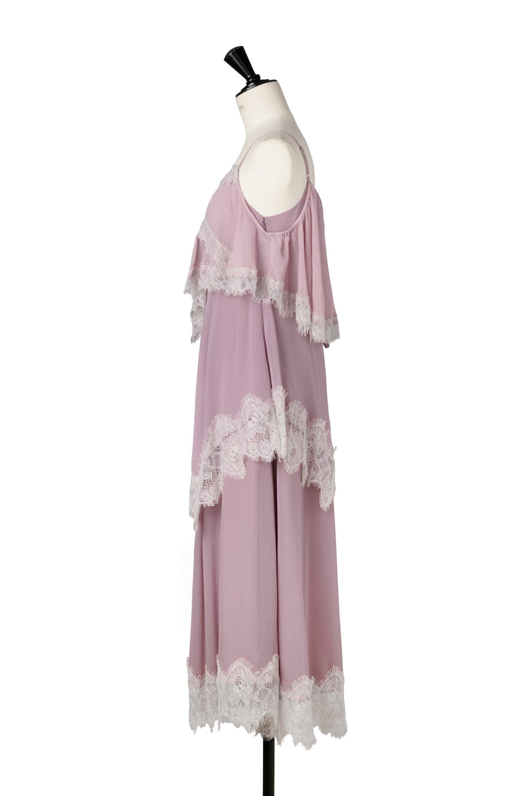 Isadora Lace Tiered Camisole Dress
