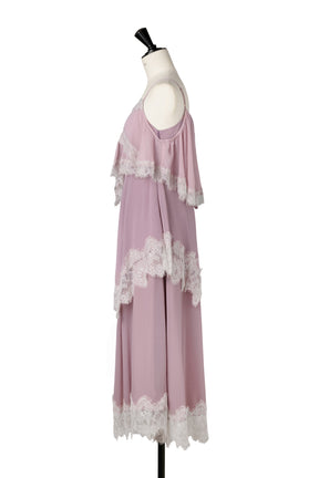 Isadora Lace Tiered Camisole Dress