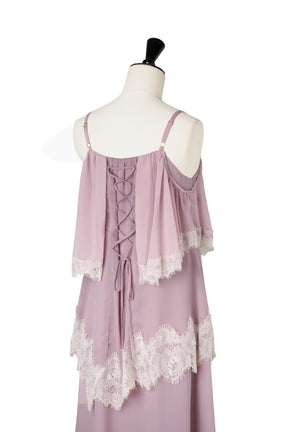 Isadora Lace Tiered Camisole Dress