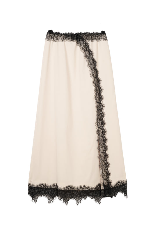Claudia Lace Trim Skirt