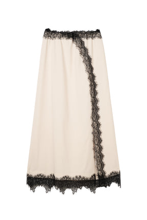 Claudia Lace Trim Skirt