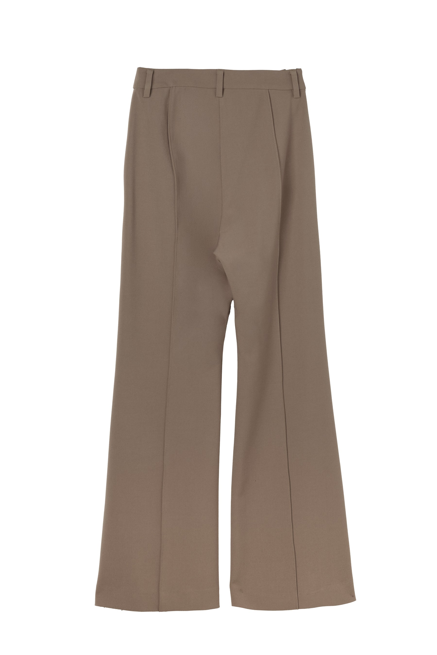 Front-Tuck Semi-Flare Pants