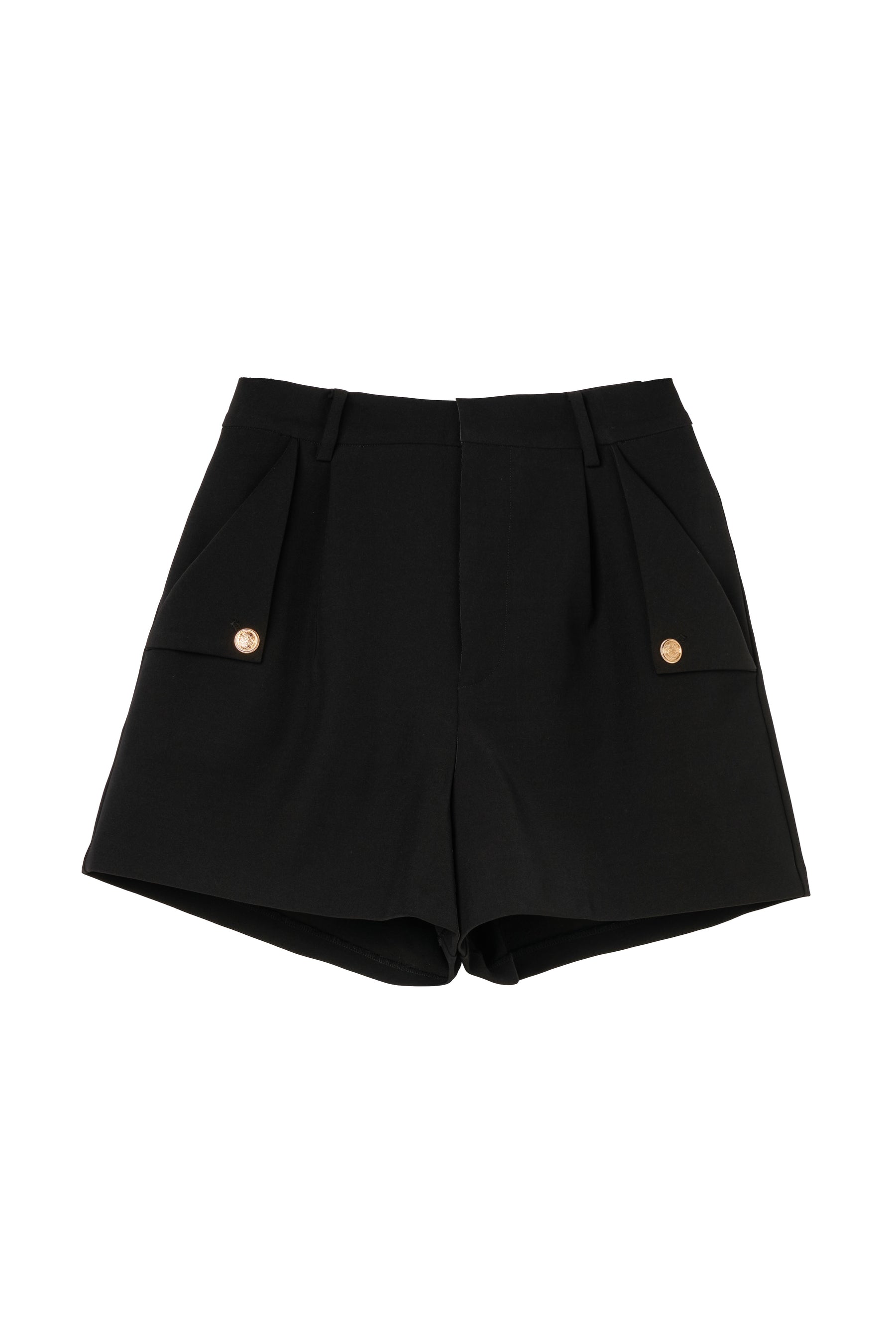 Twill Flap-Pocket Shorts
