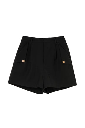 Twill Flap-Pocket Shorts