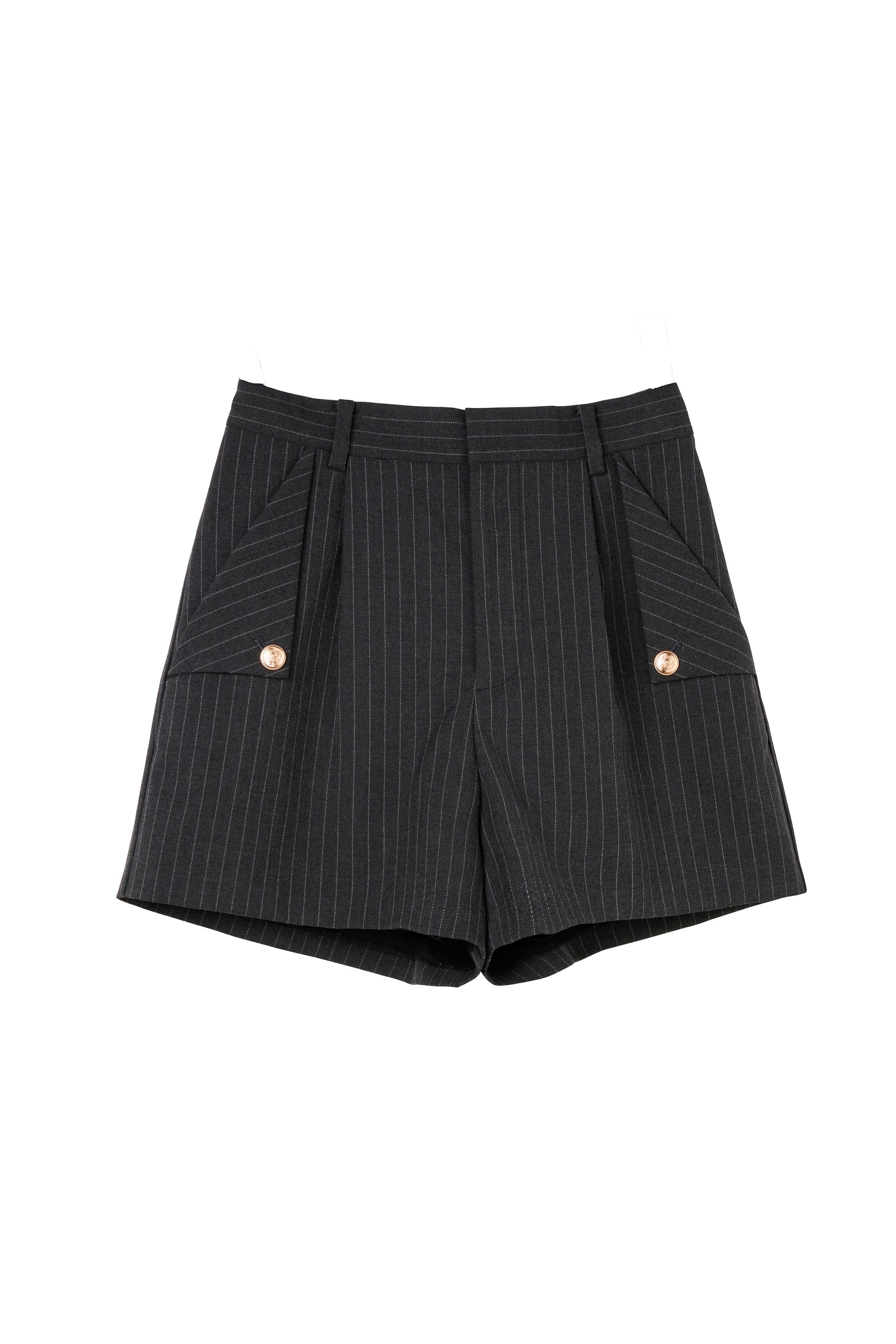Twill Flap-Pocket Shorts