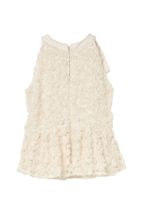 Rosette Peplum Top
