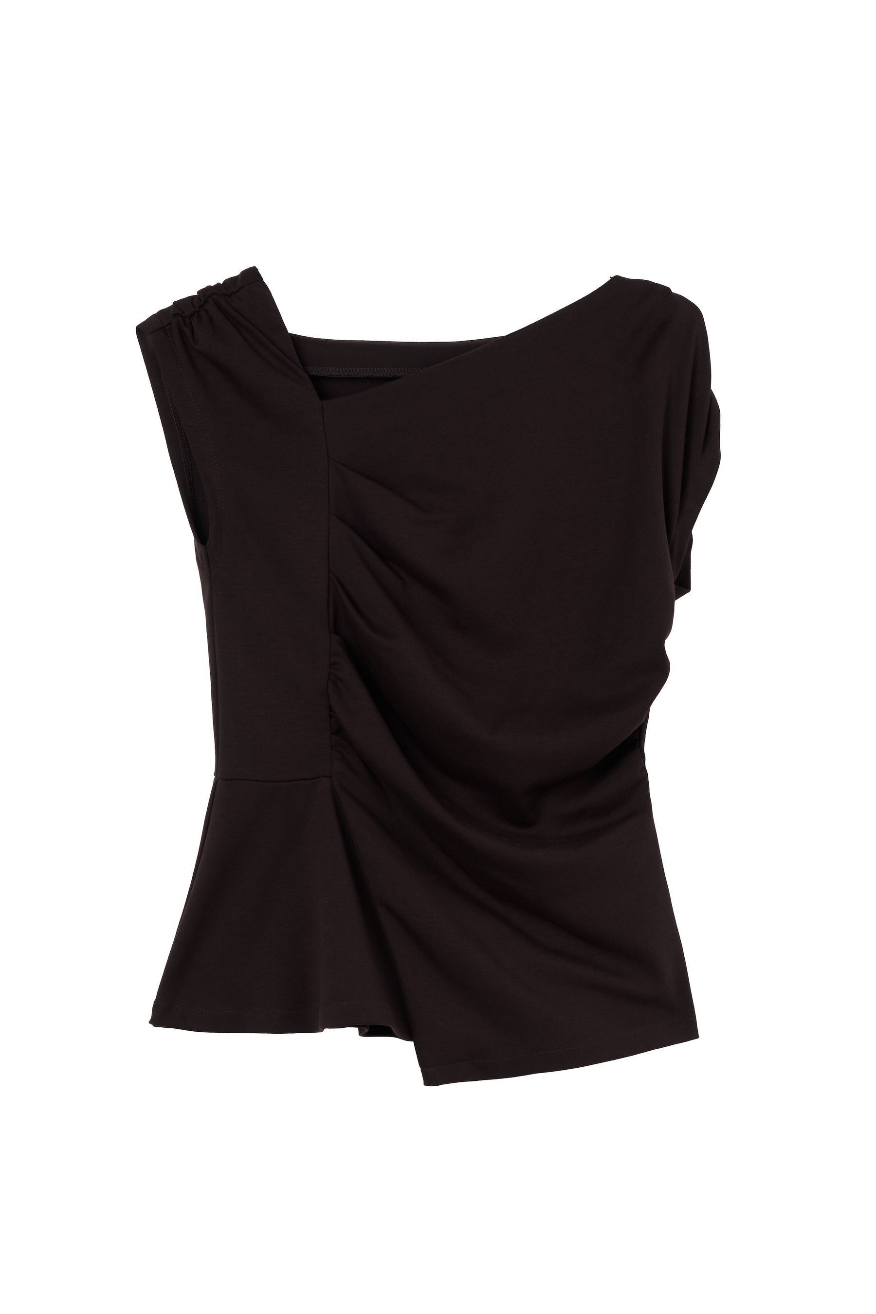 Asymmetrical Gathered Top