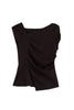 Asymmetrical Gathered Top