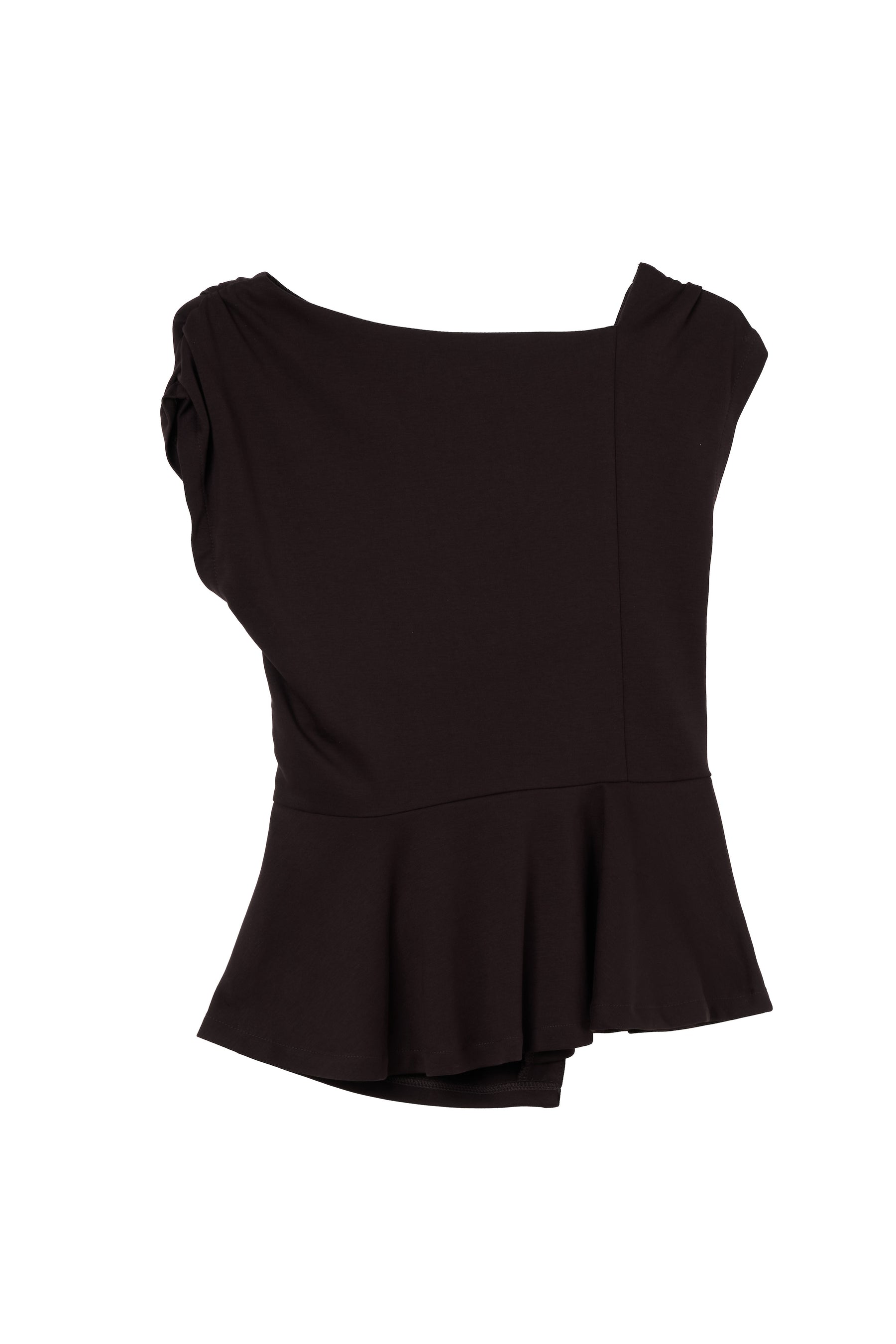 Asymmetrical Gathered Top