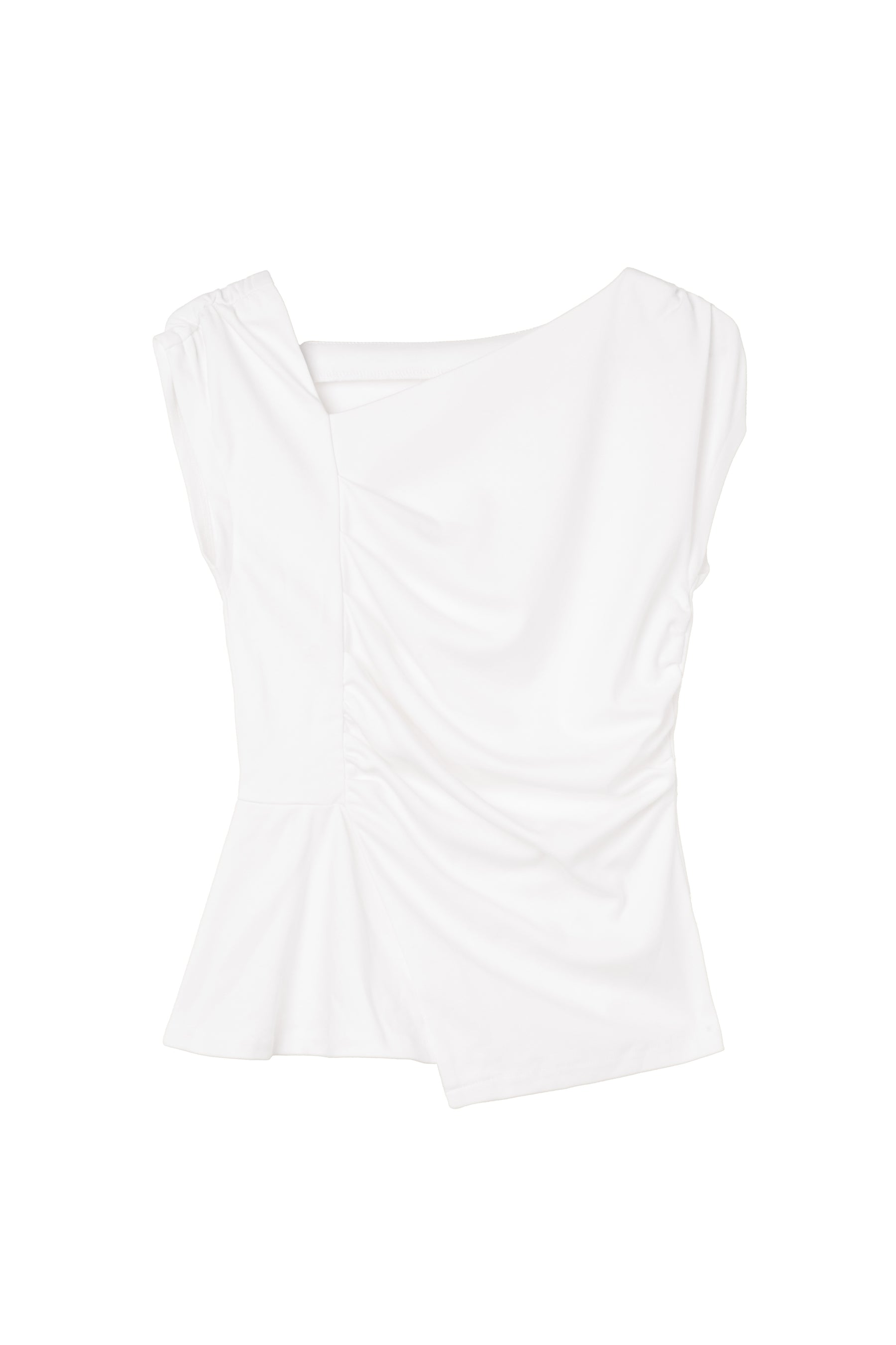 Asymmetrical Gathered Top